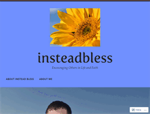 Tablet Screenshot of insteadbless.com